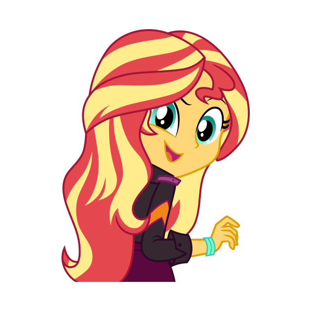 Backstage Sunset Shimmer 1 by CloudyGlow