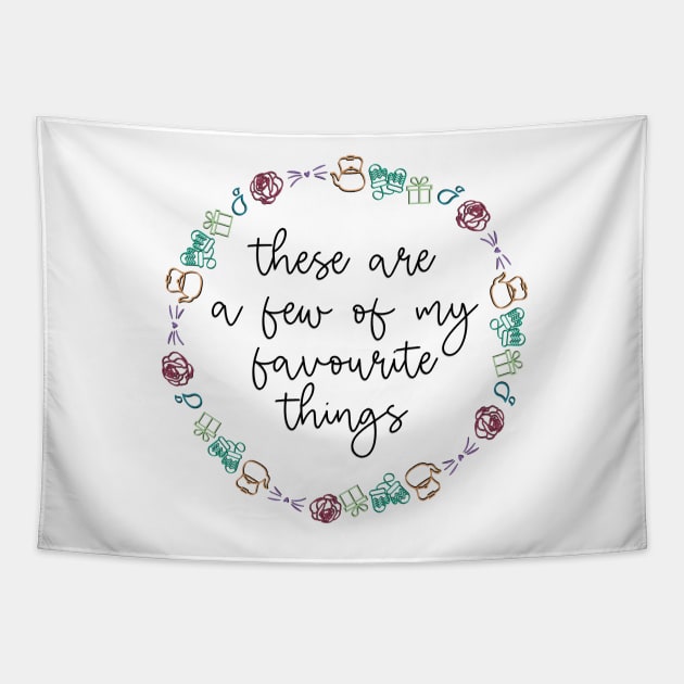 The Sound of Music Favourite Things Tapestry by baranskini