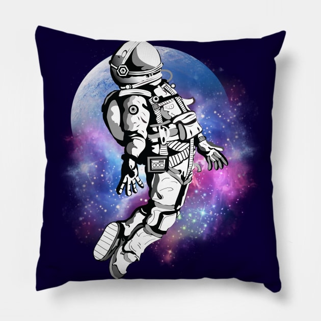 spaceman 8 Pillow by medo art 1