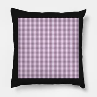 Gingham Pattern - Lilac Pillow