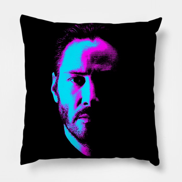 Keanu Reeves Pillow by Venandeu