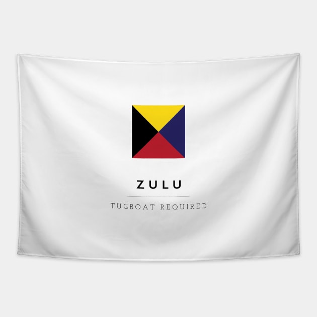 Zulu: ICS Flag Semaphore Tapestry by calebfaires