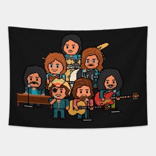 Pixel Band Fish Hook Tapestry