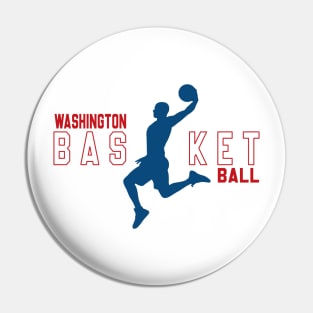 Washington Basketball Slam Dunks Pin