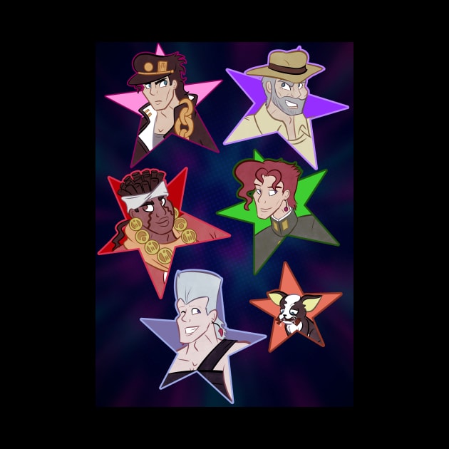 Stardust Crusaders (Poster) by BeckyHop