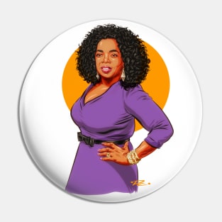 Oprah Winfrey - An illustration by Paul Cemmick Pin