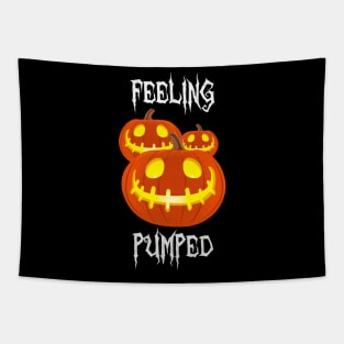 Feeling Pumped (for Halloween) ver.3 Tapestry