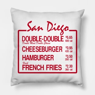 San Diego Burger Pillow