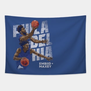 Joel & Tyrese Maxey Philadelphia Duo Tapestry