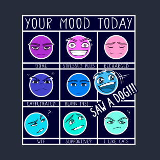 Your Mood Today (Dark) T-Shirt