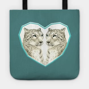 Snow leopards Tote