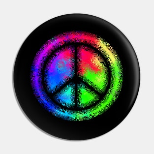 HIPPIE Peace Sign Pin