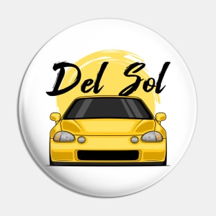 Front Yellow Del Sol JDM Legend Pin