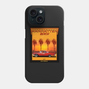 Manhatten Beach Surf California Phone Case