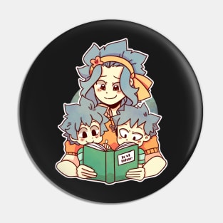Levy + Trouble Twins sticker Pin