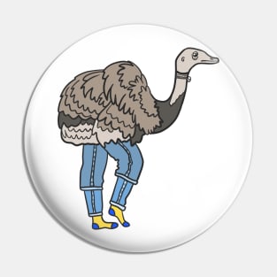 Emu Monstrosity Pin