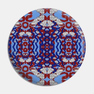 Red, White, and Blue Pattern v2 Pin