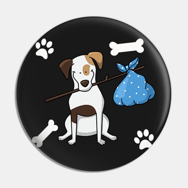 Copy of Cute Jack Russell Terrier Gifts Pin by 3QuartersToday