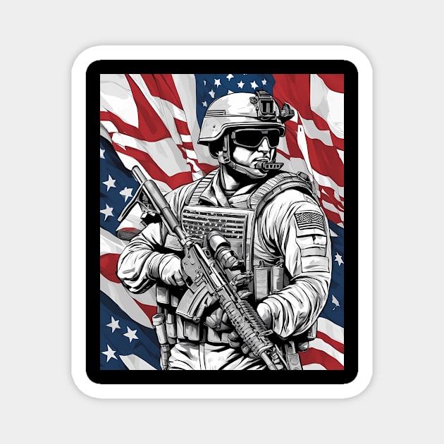 Platoon Magnet by animegirlnft