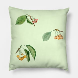 Vintage Cherry Pattern Retro Collection Pillow
