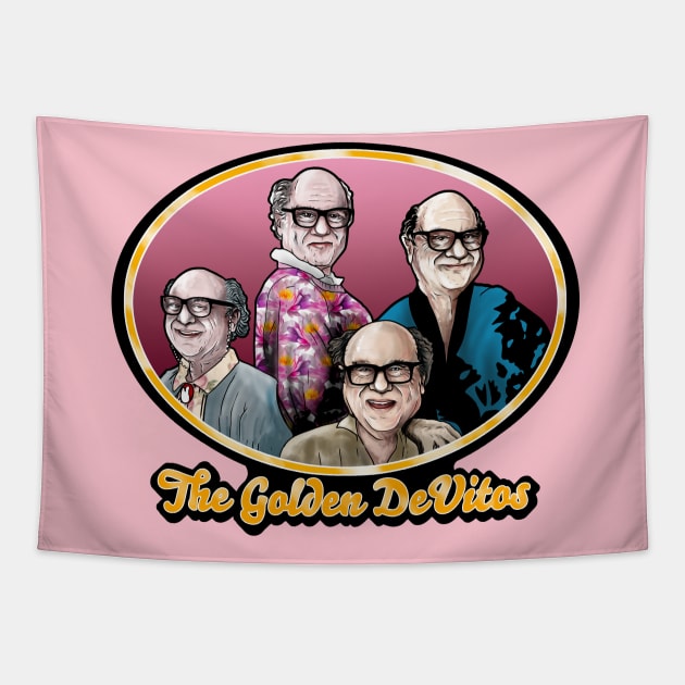 Danny DeVito is the Golden Girls Tapestry by Harley Warren