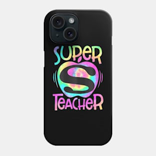 Teacher Back To School Apple Tie Dye First Day Phone Case