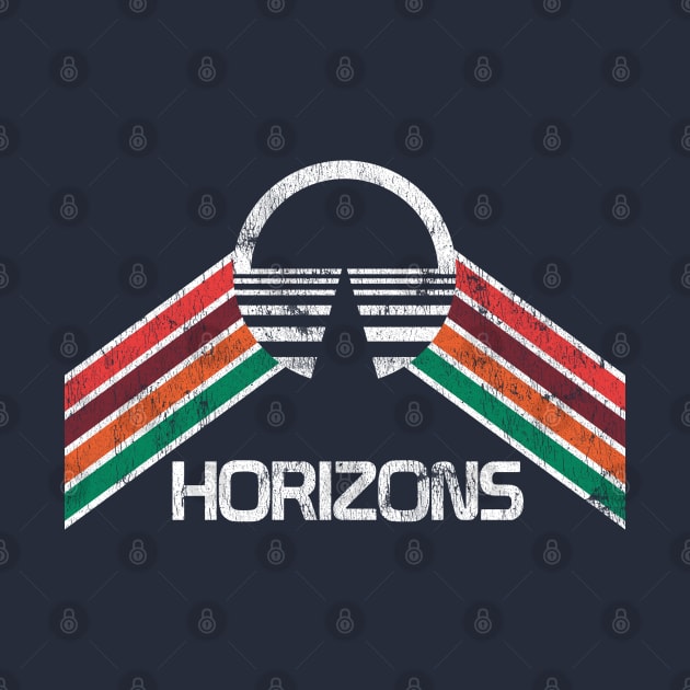 Horizons Pavilion Logo EPCOT Center Vintage Rainbow Design by retrocot