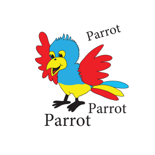 Cartoon funny parrot T-Shirt