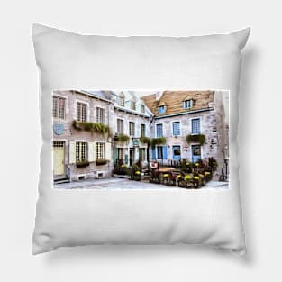 Place Royale - Old Quebec City Pillow