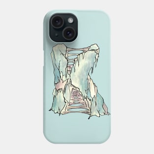 Dramabite Zombie K Letter Initial Typography Text Character Statement Phone Case