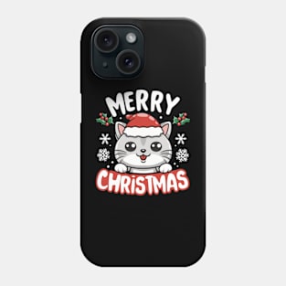 Christmas Kitty Charm Phone Case