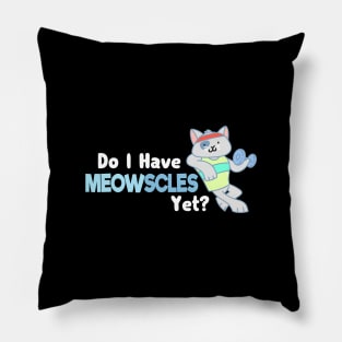 Cat fitness T-Shirt I installing muscles Pillow