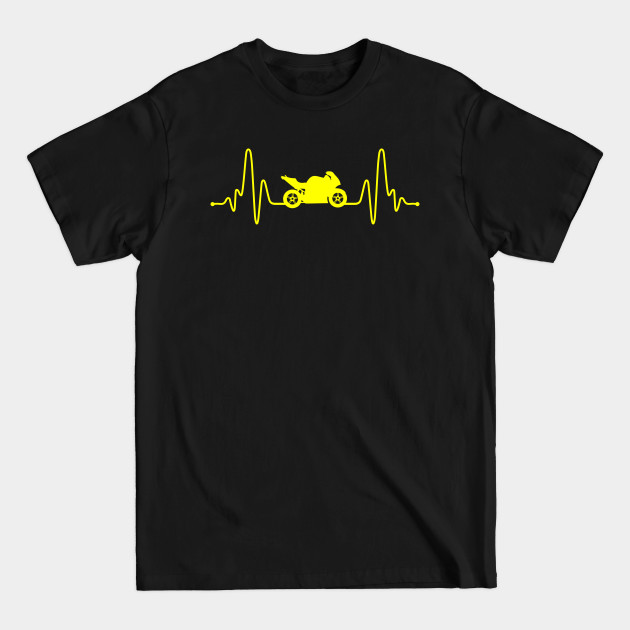 Disover Bike Heart - Motorbike - T-Shirt