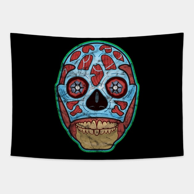 WE SLEEP THEY LIVE Tapestry by Gimmickbydesign