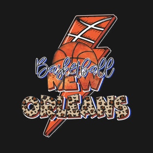 Classic Teams Name Proud New Orleans Retro Beautiful Basketball T-Shirt
