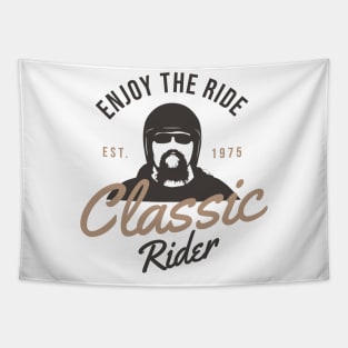 Classic Rider Vintage Motorcycle Tee | Timeless Bike Tapestry