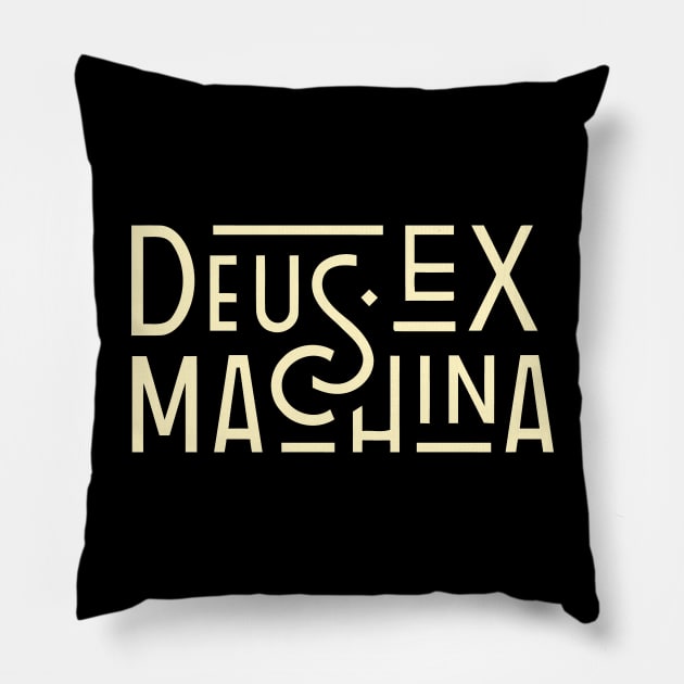 Deus Ex Machina Custom Pillow by loginoch