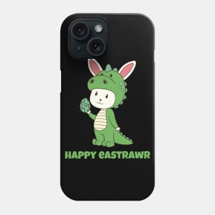 Happy Eastrawr T Rex Dinosaur Shirt Cute Easter Bunny Pajama T-Shirt Phone Case