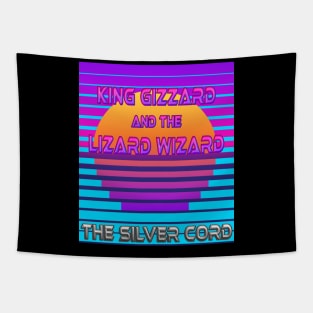 King Gizzard and the Lizard Wizard - Synthwave Aesthetic Tapestry