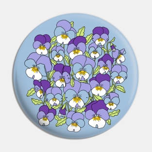 Pretty violets Pin