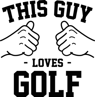 This guy loves golf Magnet