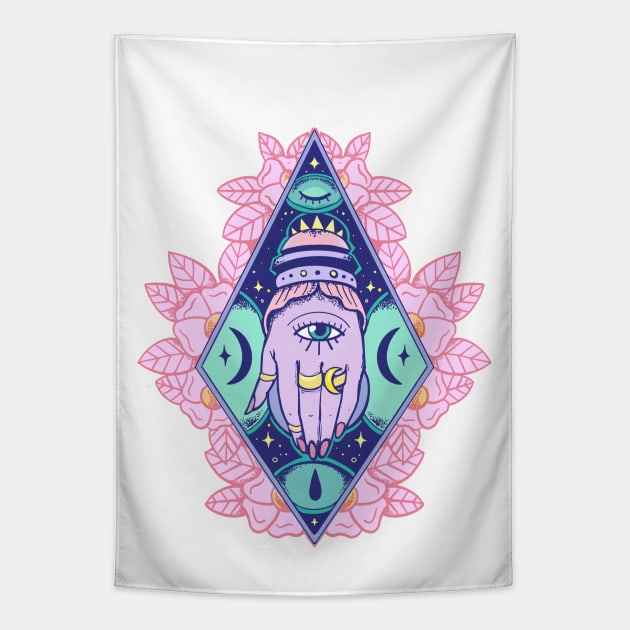 Hand door knocker Tapestry by Paolavk