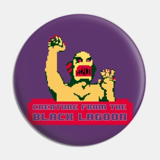 Creature from the Black Lagoon | Pixel | Fanart | Fan art Pin