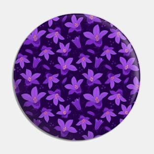 Midnight Lilies Pin