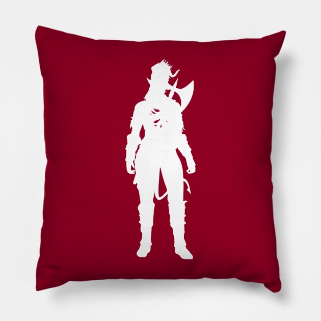 Baldur's Gate 3: Karlach Pillow by firlachiel