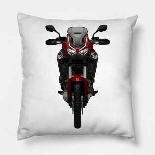 CRF1100L Africa Twin Bike Illustration Pillow