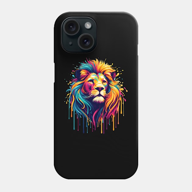 Lion Colors Phone Case by Graceful Designs