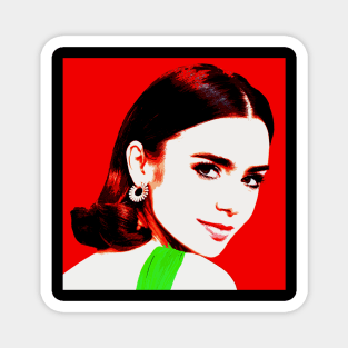 lily collins Magnet