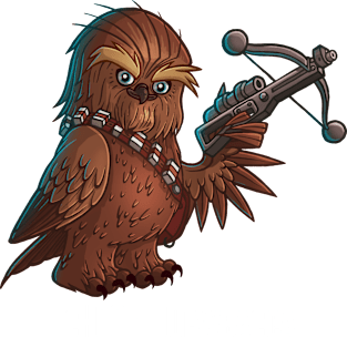 c-HOO-HOO-hewbacca Magnet