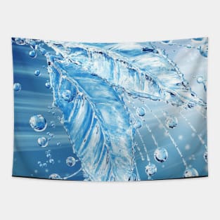 Water Leaves Tapestry